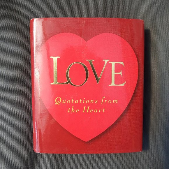 Other - 💥3/$25💥 Love: Quotations from the Heart Mini Hardcover book Judith Osbourne